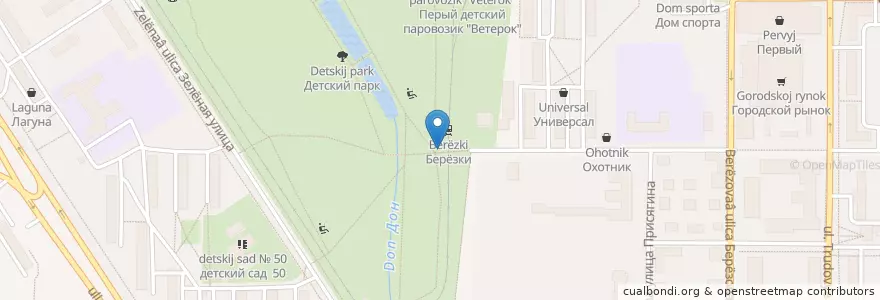 Mapa de ubicacion de Смайлики en Rússia, Distrito Federal Central, Тульская Область, Городской Округ Новомосковск.