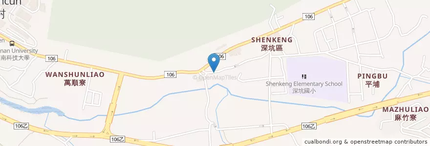 Mapa de ubicacion de 老地方 en Taiwan, 新北市, 深坑區.