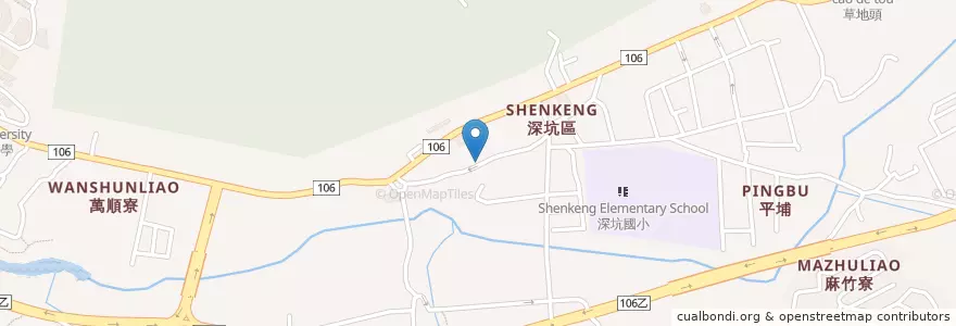 Mapa de ubicacion de 麗芬肉粽 en 臺灣, 新北市, 深坑區.