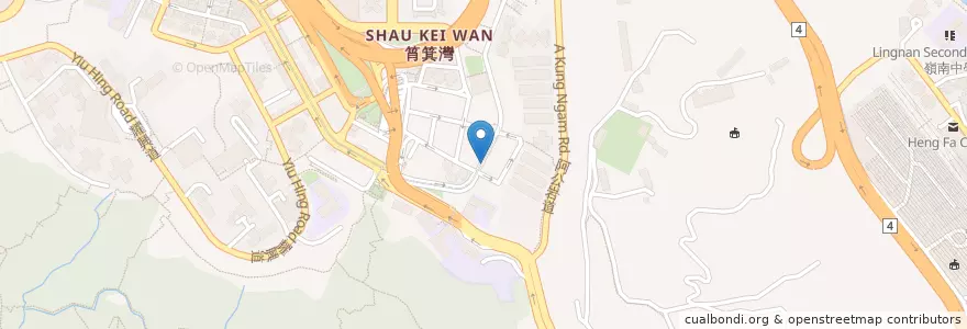 Mapa de ubicacion de 華星冰室 en China, Cantão, Hong Kong, Ilha De Hong Kong, Novos Territórios, 東區 Eastern District.