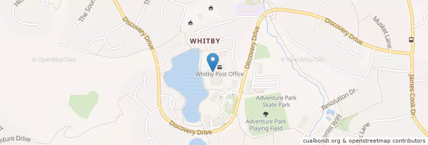 Mapa de ubicacion de Whitby Doctors en Nieuw-Zeeland, Wellington, Porirua City.