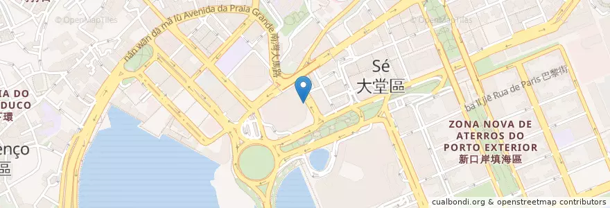 Mapa de ubicacion de Shanghai 4,5,6 Restaurant en China, Macau, Guangdong, Macau, 珠海市, 香洲区.