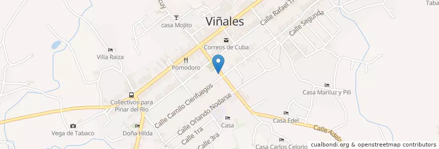 Mapa de ubicacion de 2Q3 en کوبا, Pinar Del Río, Viñales.