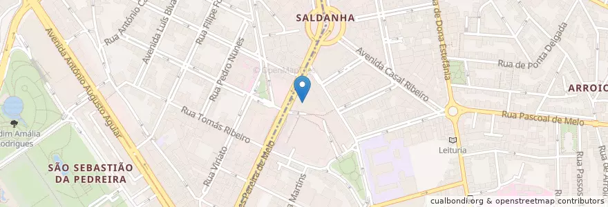 Mapa de ubicacion de Wok to Walk en 포르투갈, Área Metropolitana De Lisboa, Lisboa, Grande Lisboa, 리스본.