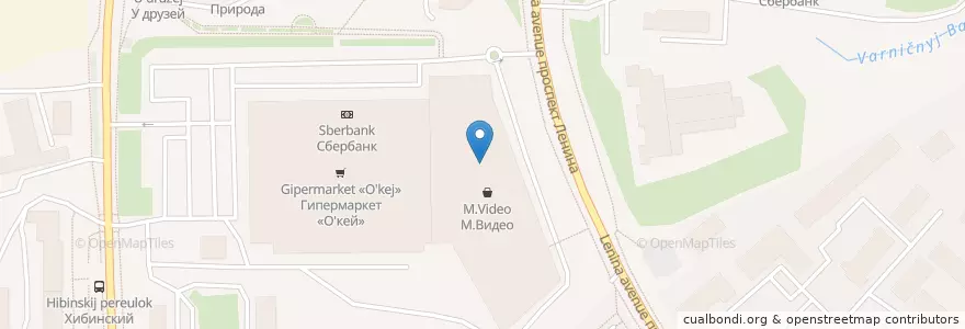 Mapa de ubicacion de Крошка картошка en Russie, District Fédéral Du Nord-Ouest, Oblast De Mourmansk, Городской Округ Мурманск.