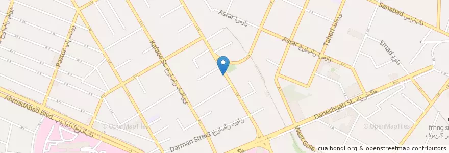 Mapa de ubicacion de دکتر نرگس افضلی متخصص سونوگرافی en Iran, Razavi Khorasan, Mashhad County, Mashhad, بخش مرکزی شهرستان مشهد.