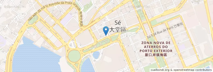 Mapa de ubicacion de Ah Yat en 中国, 澳門 Macau, 广东省, 澳門 Macau, 珠海市, 香洲区.