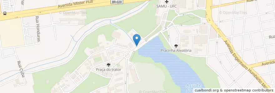 Mapa de ubicacion de POSTO - CCA/ESTAÇÃO PISCICULTURA en Brasile, Regione Nordest, Ceará, Região Geográfica Intermediária De Fortaleza, Microrregião De Fortaleza, Fortaleza.