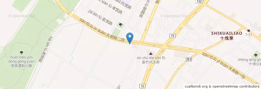 Mapa de ubicacion de 餓話不說牛排館 en Taiwan, Provincia Di Taiwan, Hsinchu, 北區.
