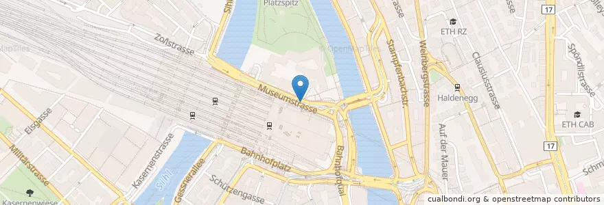 Mapa de ubicacion de Valentino Box en Suisse, Zurich, District De Zurich, Zurich.