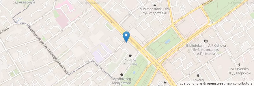 Mapa de ubicacion de Юнифарма en 俄罗斯/俄羅斯, Центральный Федеральный Округ, Москва, Центральный Административный Округ, Тверской Район.