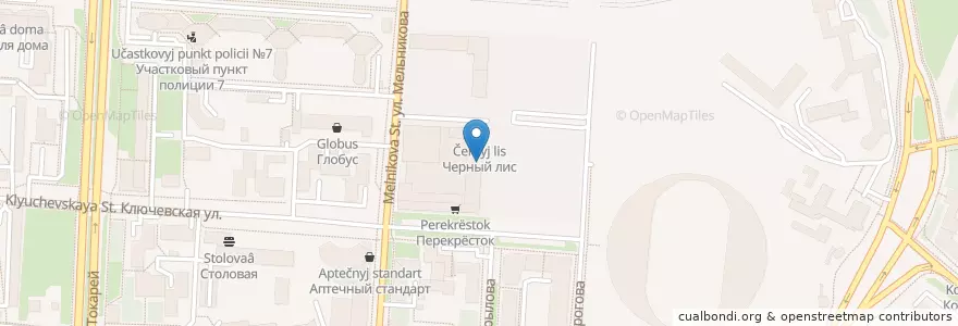 Mapa de ubicacion de Мужской доктор en Russie, District Fédéral De L'Oural, Oblast De Sverdlovsk, Городской Округ Екатеринбург.