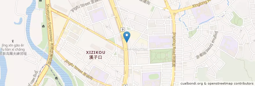 Mapa de ubicacion de EZ租車 en Taiwan, Nuova Taipei, Taipei, 文山區.