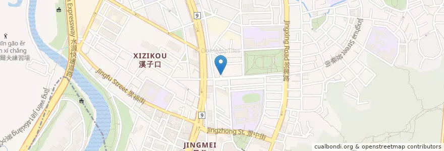 Mapa de ubicacion de 無極慈音宮 en تايوان, تايبيه الجديدة, تايبيه, 文山區.