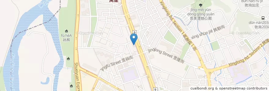 Mapa de ubicacion de 林坤霖耳鼻喉科 en تایوان, 新北市, تایپه, 文山區.