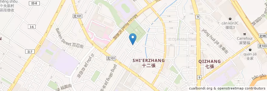 Mapa de ubicacion de 慈天宮 en Taiwan, 新北市, 新店區.