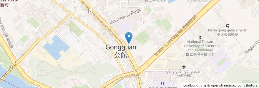 Mapa de ubicacion de 莫凡彼咖啡館 en 타이완, 신베이 시, 타이베이시.