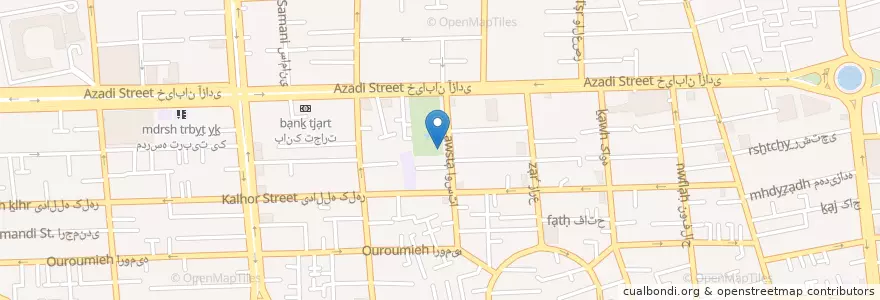 Mapa de ubicacion de دستشویی عمومی en Iran, Teheran, شهرستان تهران, Teheran, بخش مرکزی شهرستان تهران.