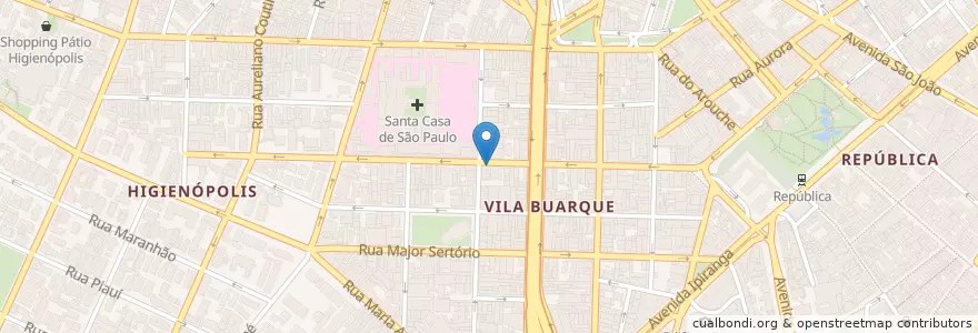 Mapa de ubicacion de Cordeiro`s Grill en ブラジル, 南東部地域, サンパウロ, Região Geográfica Intermediária De São Paulo, Região Metropolitana De São Paulo, Região Imediata De São Paulo, サンパウロ.