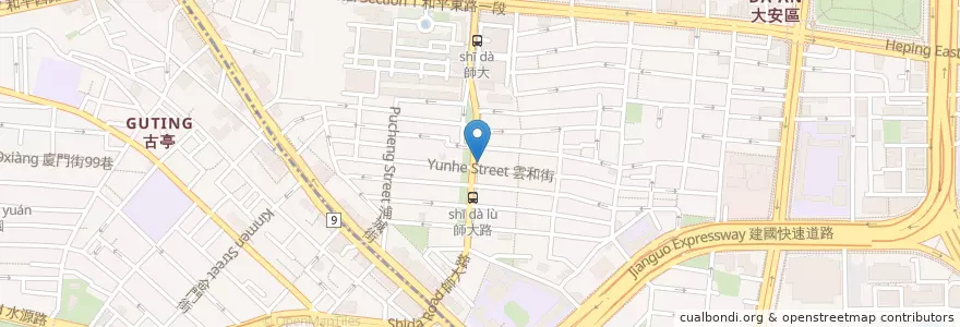 Mapa de ubicacion de 黃禎祥小兒科 en Taiwan, Nuova Taipei, Taipei, 大安區.