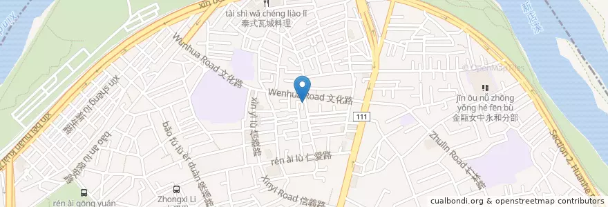 Mapa de ubicacion de 安和宮 en 臺灣, 新北市, 永和區.
