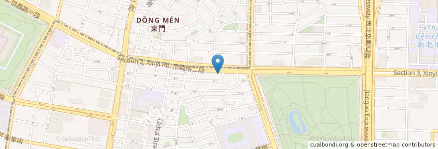 Mapa de ubicacion de 永康停車場 en 臺灣, 新北市, 臺北市, 大安區.