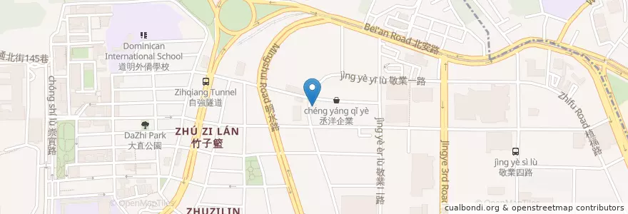 Mapa de ubicacion de APO CAFE en 臺灣, 新北市, 臺北市, 中山區.