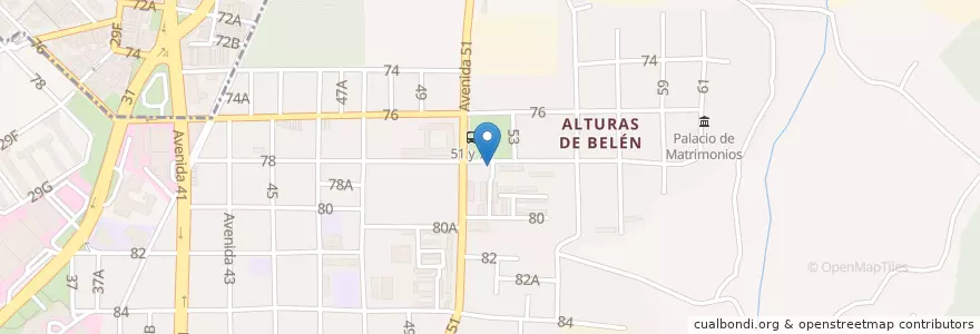 Mapa de ubicacion de Cafetería en 古巴, La Habana, Marianao, Playa.