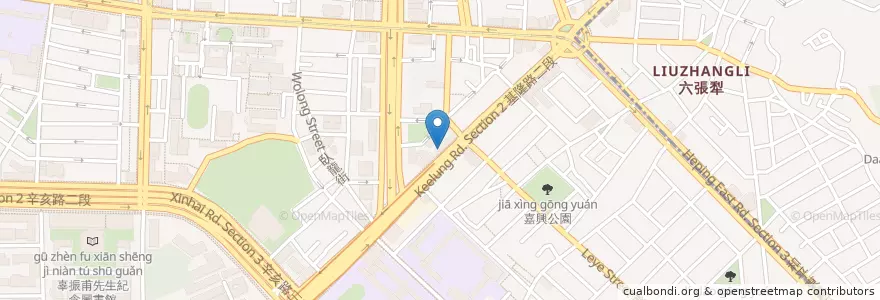 Mapa de ubicacion de 亞盧義大利窯烤 en تايوان, تايبيه الجديدة, تايبيه, 大安區.