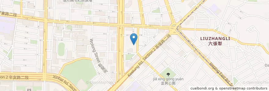 Mapa de ubicacion de 六堆伙房 en Taiwan, 新北市, Taipei, 大安區.