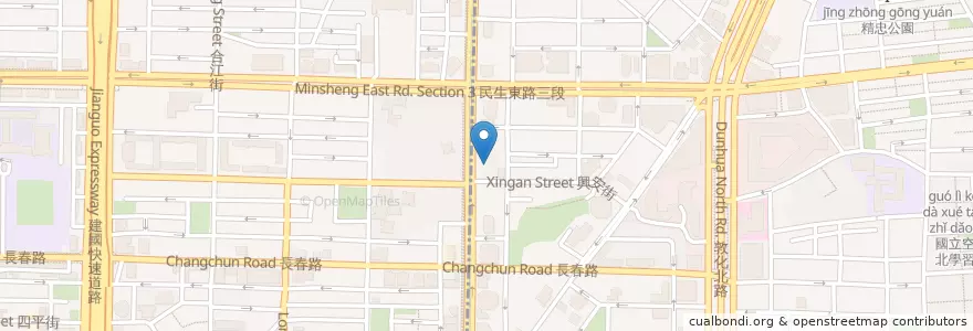 Mapa de ubicacion de 景仲牙醫 en 臺灣, 新北市, 臺北市, 松山區.