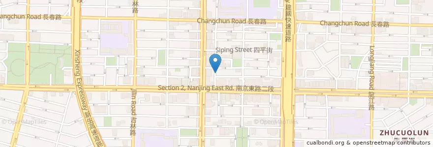 Mapa de ubicacion de 大韓豆腐鍋 en Taiwán, Nuevo Taipéi, Taipéi, 中山區.