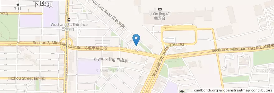 Mapa de ubicacion de U-Park en 台湾, 新北市, 台北市, 松山区.