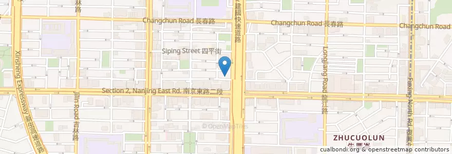Mapa de ubicacion de 建國幼兒園 en Taiwán, Nuevo Taipéi, Taipéi, 中山區.