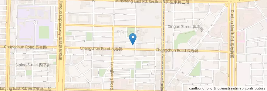 Mapa de ubicacion de 第一劇場魚丸店 en Taiwan, Neu-Taipeh, Taipeh, Songshan.