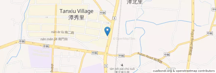 Mapa de ubicacion de 臺中加工出口區 en Taiwan, 臺中市, 潭子區.