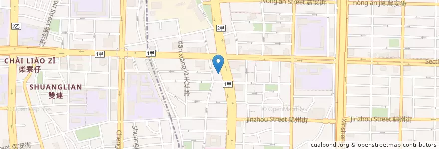 Mapa de ubicacion de 渣打國際商業銀行 en 타이완, 신베이 시, 타이베이시.