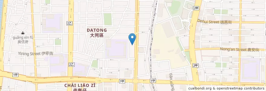 Mapa de ubicacion de 台灣長老教會圓山教會 en 臺灣, 新北市, 臺北市, 大同區.