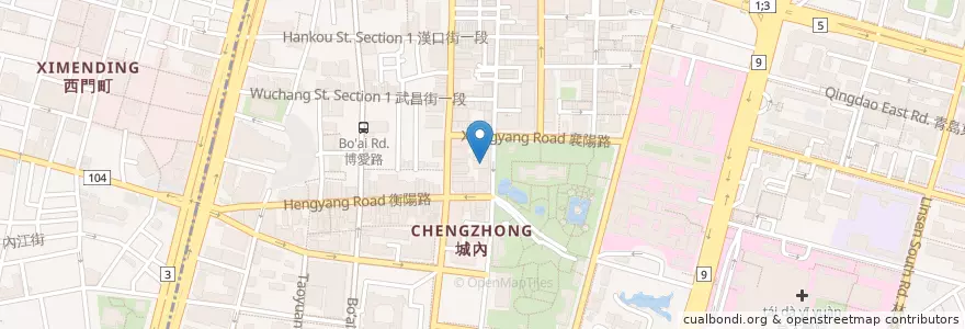 Mapa de ubicacion de 主滿教會 en تايوان, تايبيه الجديدة, تايبيه, 中正區.