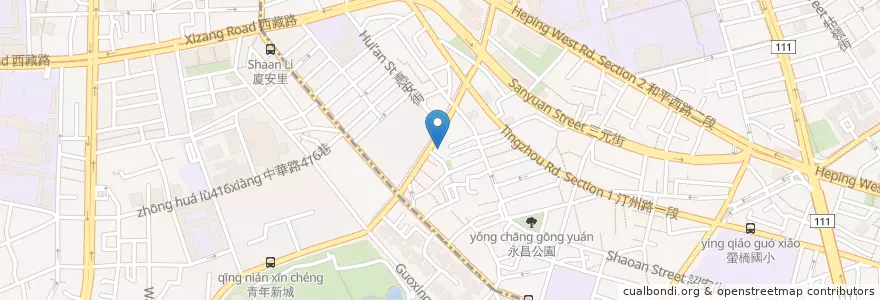 Mapa de ubicacion de 聯華幼兒園 en Tayvan, 新北市, Taipei, 萬華區.