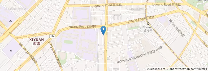 Mapa de ubicacion de 聖慈宮 en Tayvan, 新北市, Taipei, 萬華區.