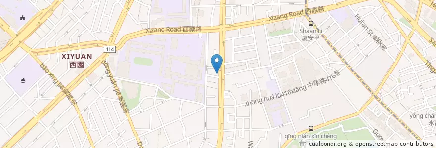 Mapa de ubicacion de 大味王 en تایوان, 新北市, تایپه, 萬華區.