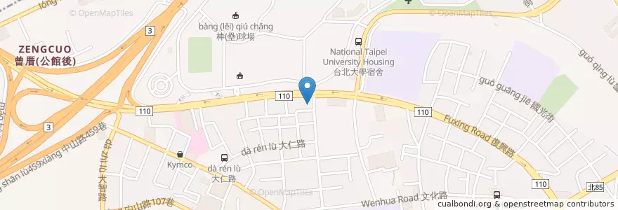 Mapa de ubicacion de 雙胞胎越南料理 en Taiwan, Nuova Taipei, Sanxia.