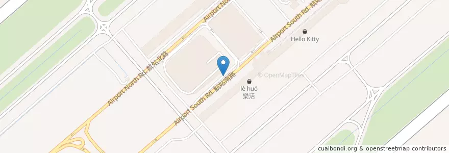 Mapa de ubicacion de 四號停車場入口 en Taiwan, Taoyuan, Dayuan.