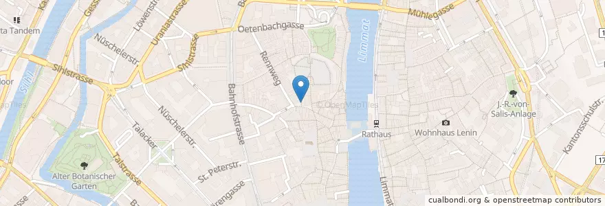 Mapa de ubicacion de Le Café enSoie by ViCafe en Switzerland, Zürich, Bezirk Zürich, Zürich.