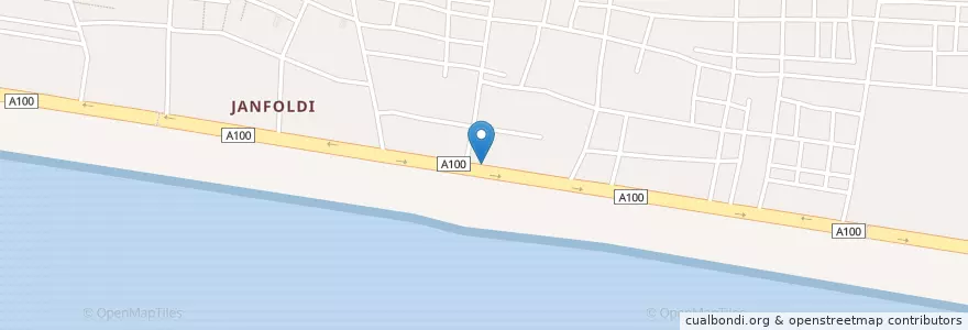 Mapa de ubicacion de Route de Bassam en Elfenbeinküste, Abidjan, Port-Bouët.