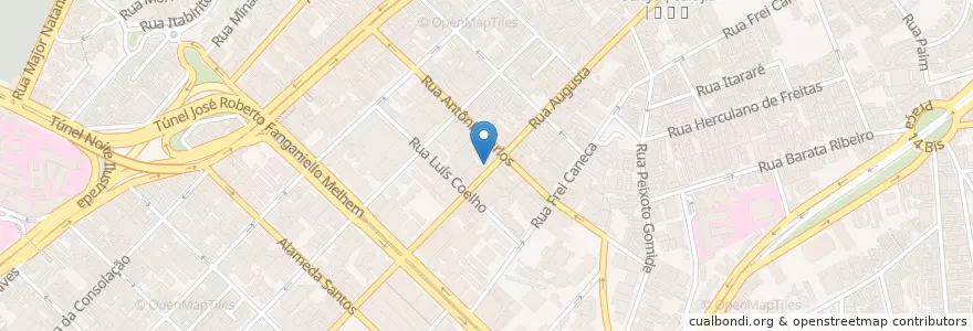 Mapa de ubicacion de Hot Dog Company en البَرَازِيل, المنطقة الجنوبية الشرقية, ساو باولو, Região Geográfica Intermediária De São Paulo, Região Metropolitana De São Paulo, Região Imediata De São Paulo, ساو باولو.