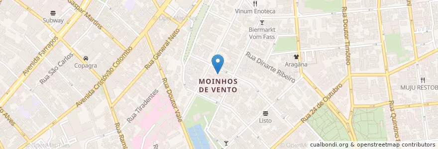 Mapa de ubicacion de Fabiano Gomes High Performance School en Brasil, Região Sul, Rio Grande Do Sul, Região Metropolitana De Porto Alegre, Região Geográfica Intermediária De Porto Alegre, Região Geográfica Imediata De Porto Alegre, Porto Alegre.