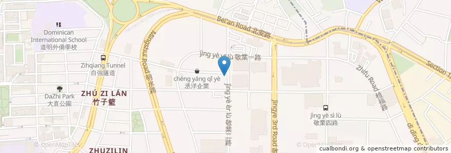 Mapa de ubicacion de 星巴克 en Тайвань, Новый Тайбэй, Тайбэй, 中山區.