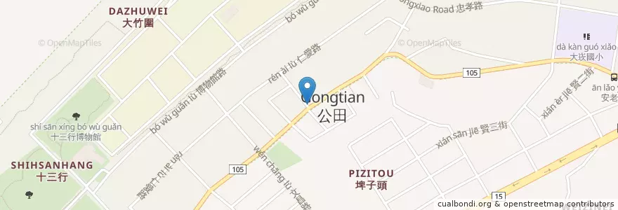 Mapa de ubicacion de 八方雲集 en 타이완, 신베이 시, 바리 구.